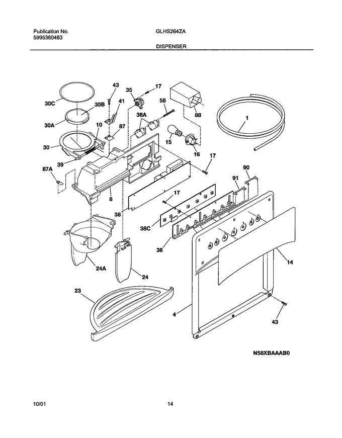 Diagram for GLHS264ZAQ0