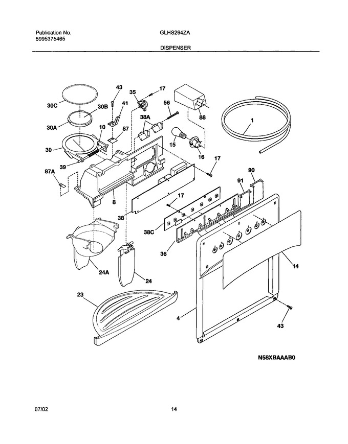 Diagram for GLHS264ZAW3