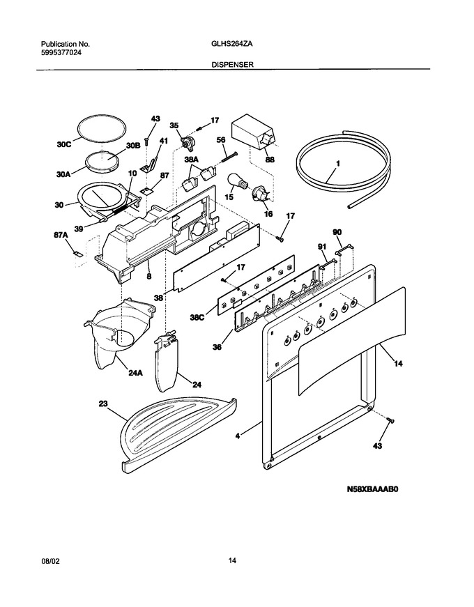 Diagram for GLHS264ZAW4