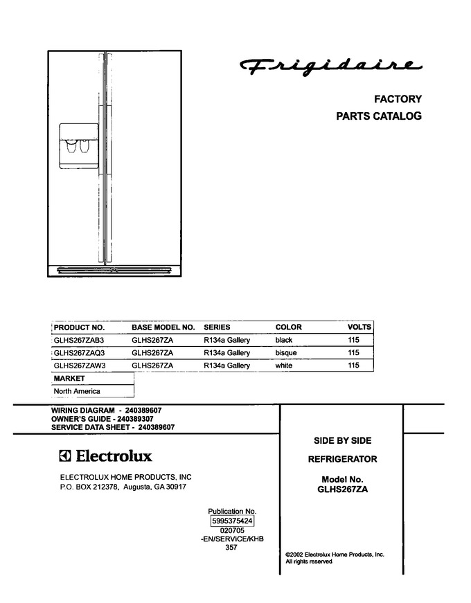 Diagram for GLHS267ZAB3