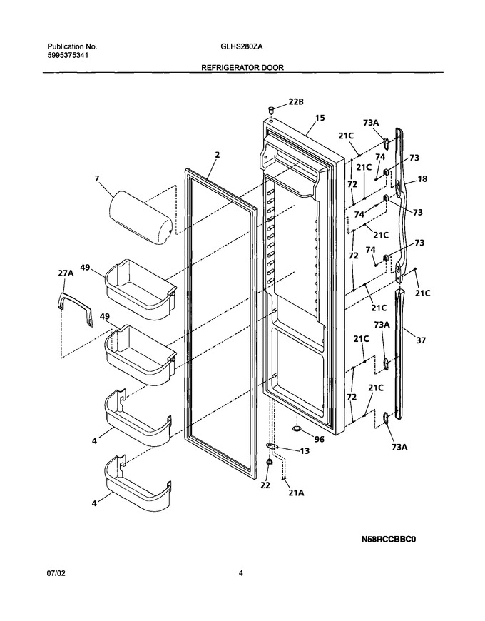 Diagram for GLHS280ZAQ4