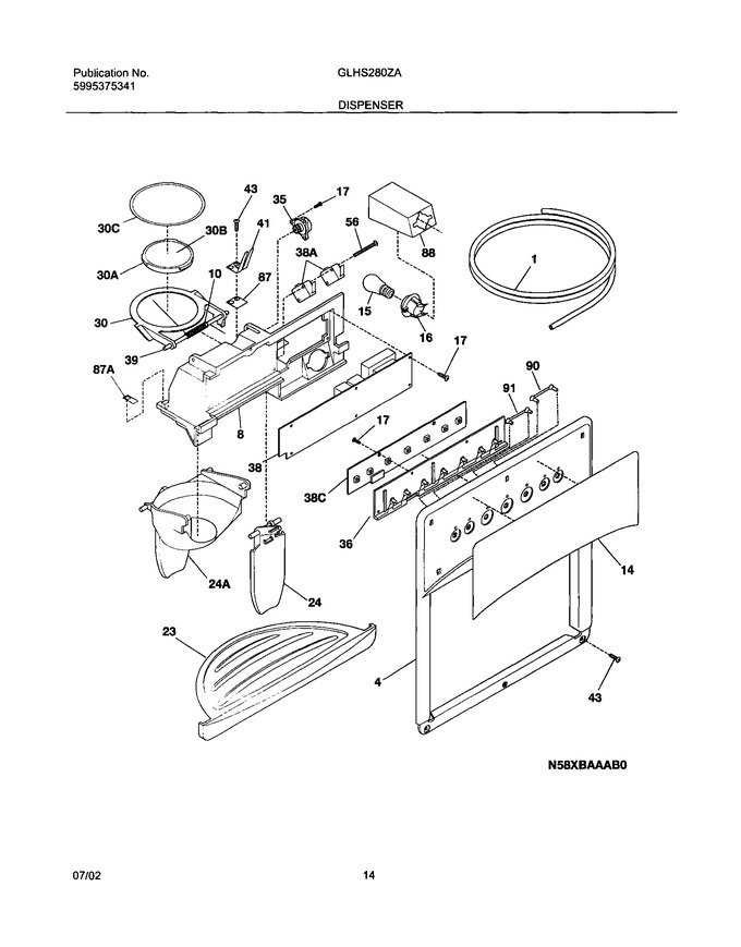 Diagram for GLHS280ZAQ4