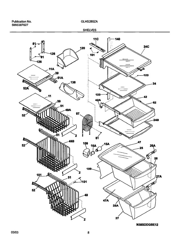 Diagram for GLHS280ZAW6