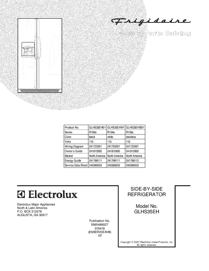 Diagram for GLHS35EHSB1