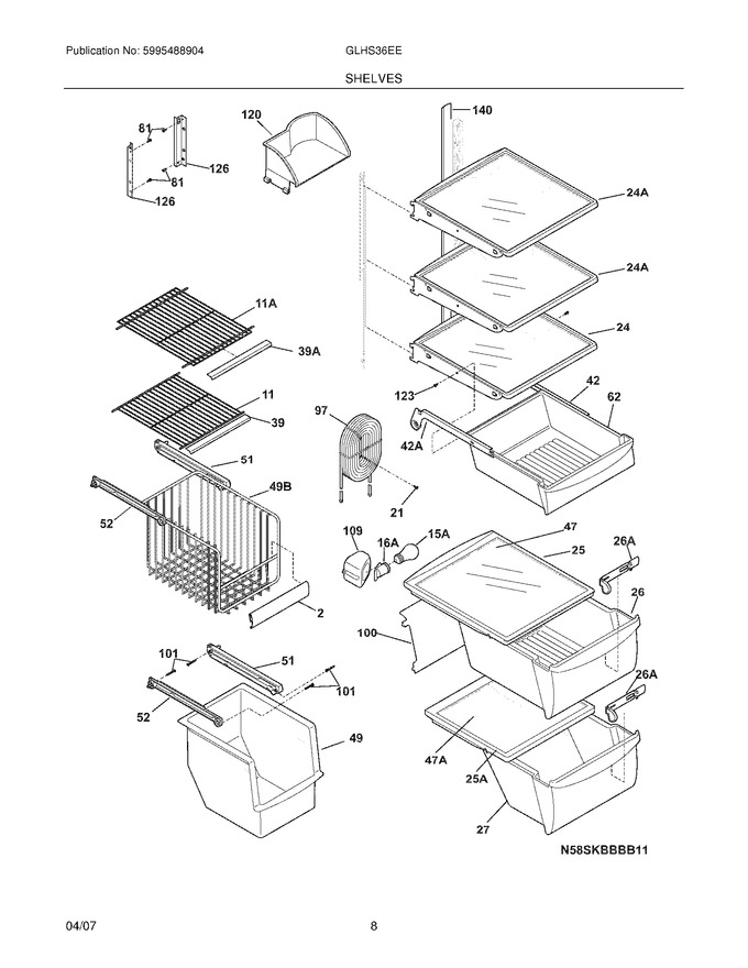 Diagram for GLHS36EEB7