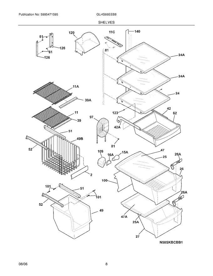 Diagram for GLHS66EEB8