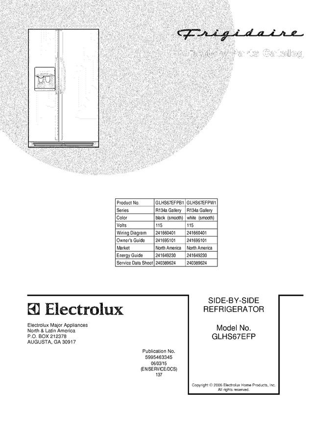 Diagram for GLHS67EFPW1