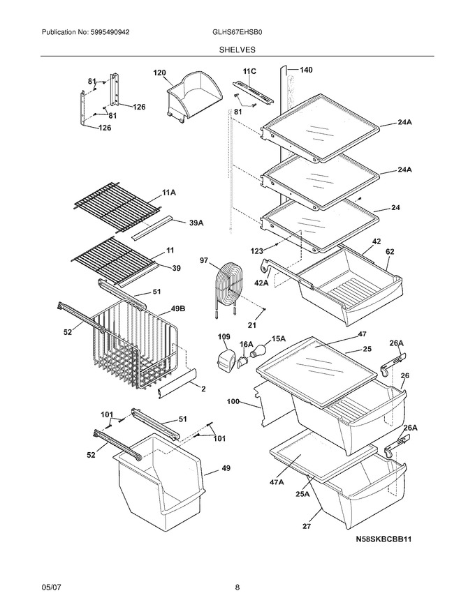 Diagram for GLHS67EHSB0