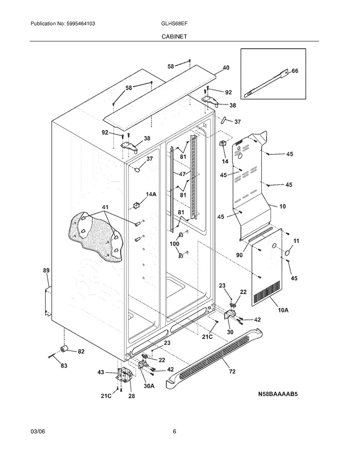 Diagram for GLHS68EFW1