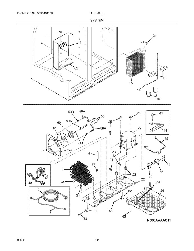 Diagram for GLHS68EFW1