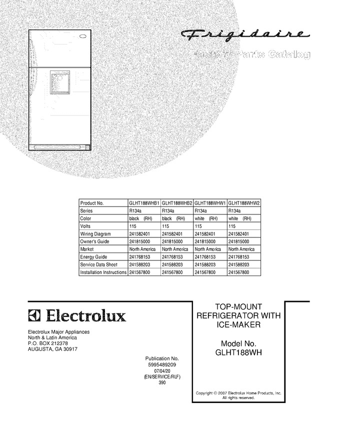 Diagram for GLHT188WHB1