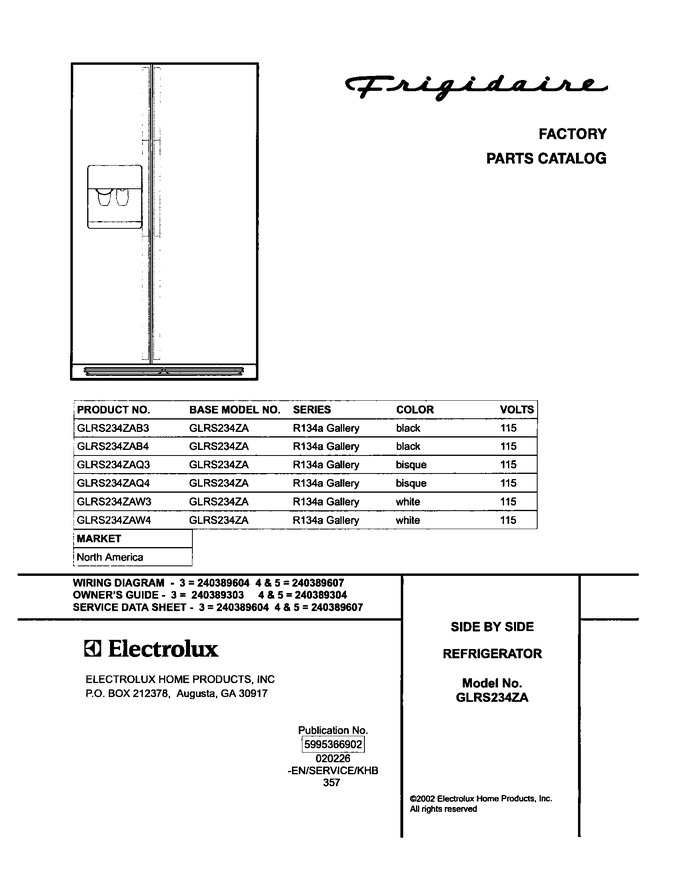 Diagram for GLRS234ZAQ3