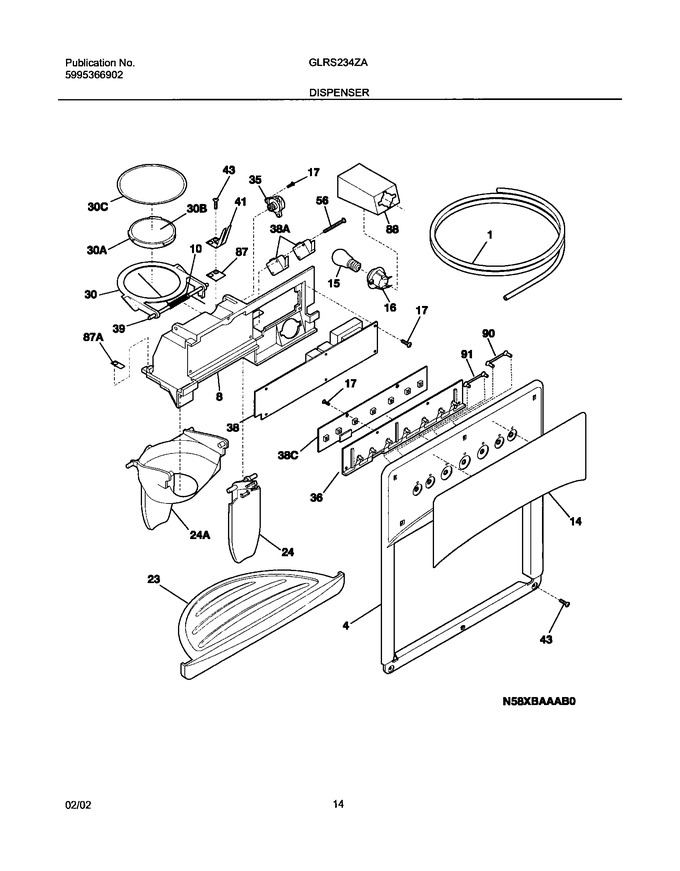 Diagram for GLRS234ZAW4