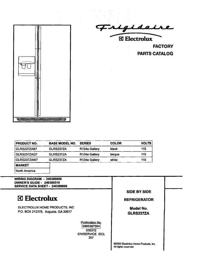 Diagram for GLRS237ZAW7