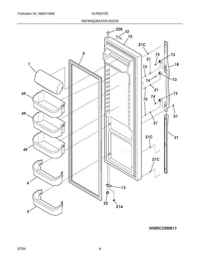 Diagram for GLRS237ZDW0