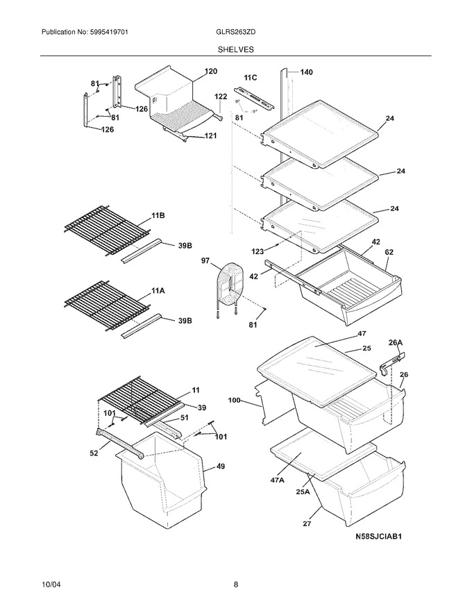Diagram for GLRS263ZDW5