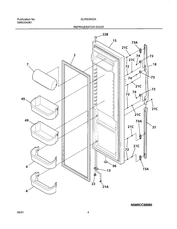 Diagram for GLRS264ZAW1