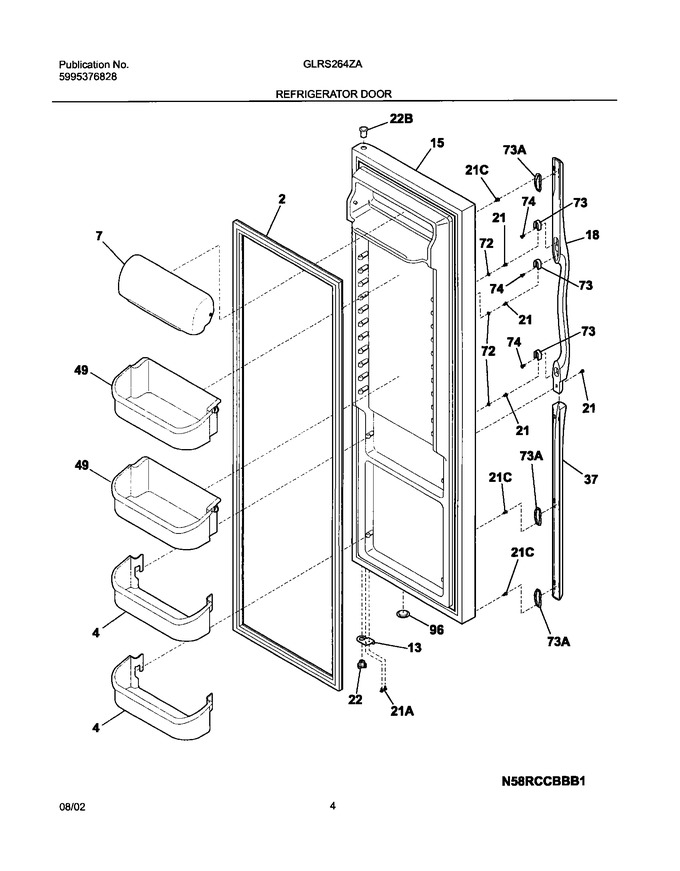 Diagram for GLRS264ZAW5
