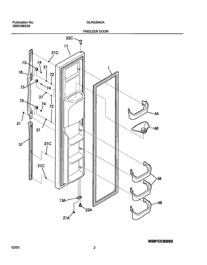 Diagram for GLRS264ZAW6