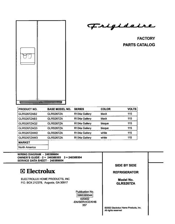 Diagram for GLRS267ZAB2