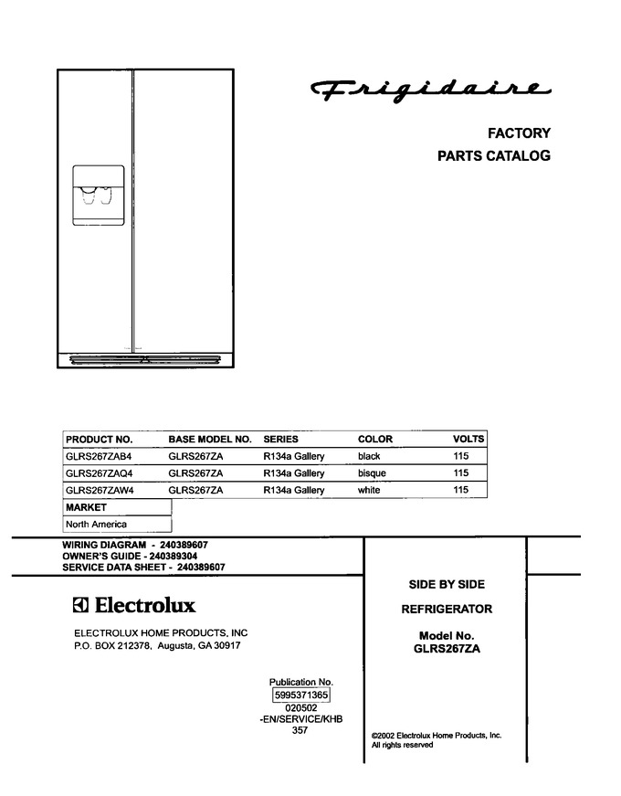 Diagram for GLRS267ZAB4