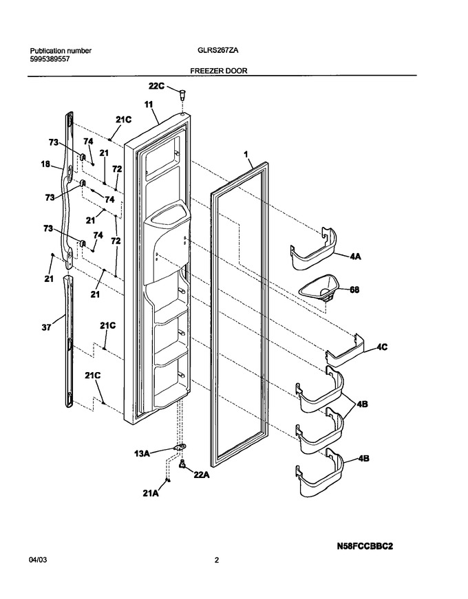 Diagram for GLRS267ZAB6