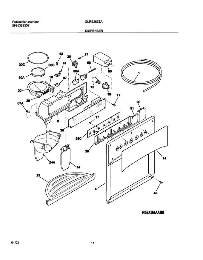Diagram for GLRS267ZAW6