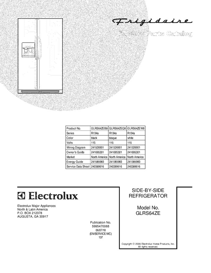 Diagram for GLRS64ZEW8