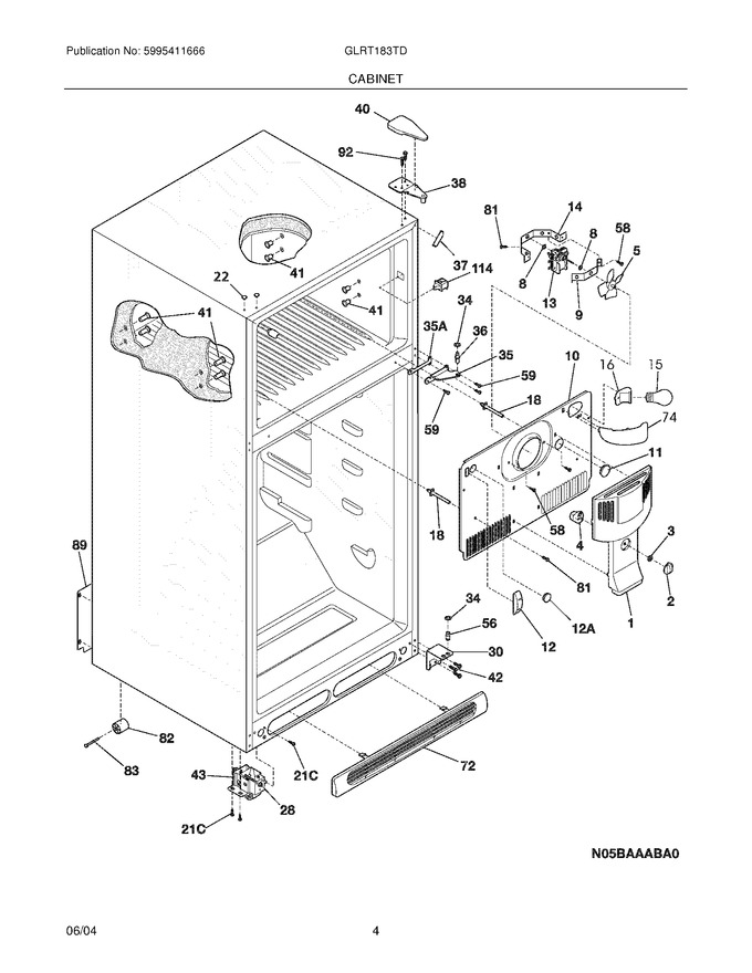 Diagram for GLRT183TDW3