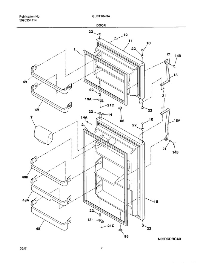 Diagram for GLRT184RAQ0