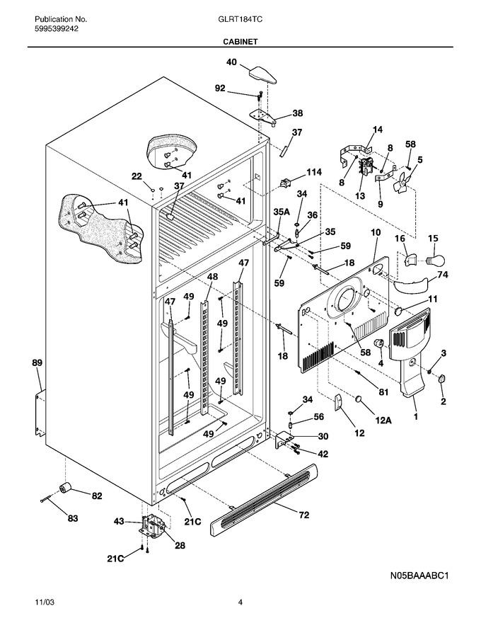 Diagram for GLRT184TCB5