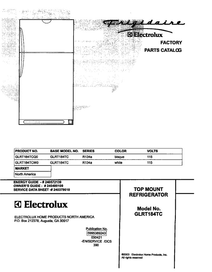 Diagram for GLRT184TCQ0