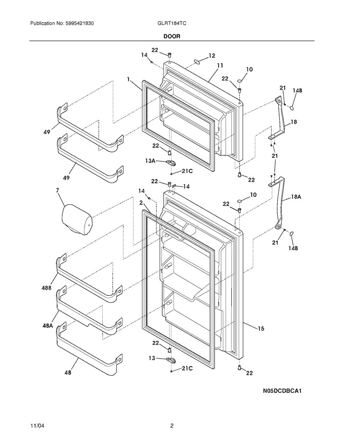 Diagram for GLRT184TCW2
