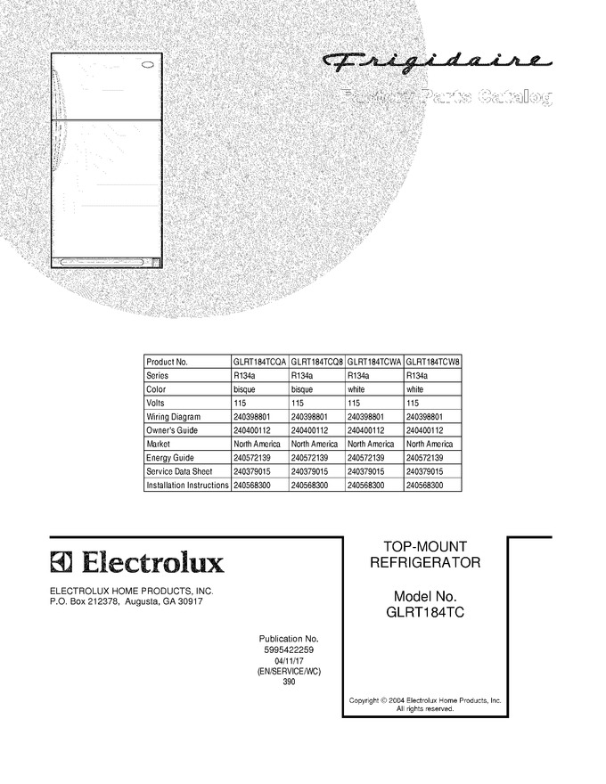 Diagram for GLRT184TCQ8