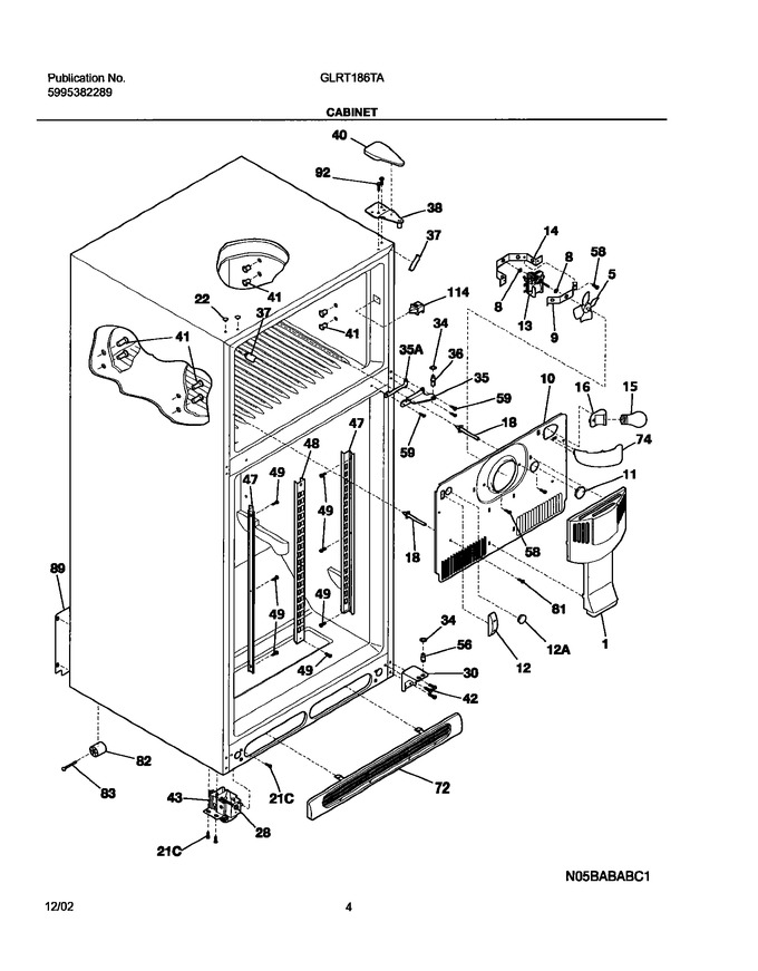 Diagram for GLRT186TAW4