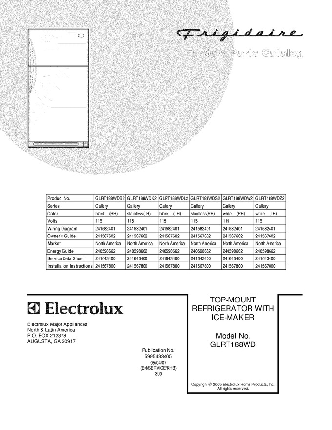 Diagram for GLRT188WDS2