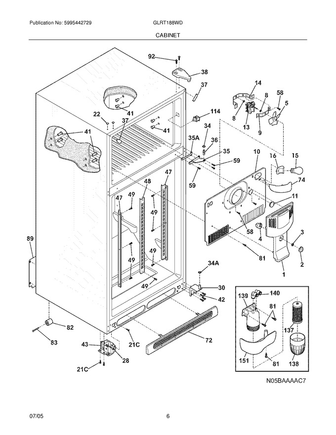 Diagram for GLRT188WDK8
