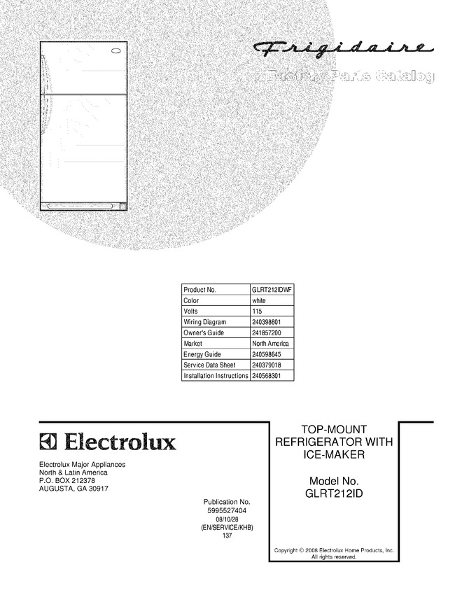 Diagram for GLRT212IDWF