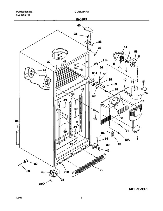 Diagram for GLRT214RAW1