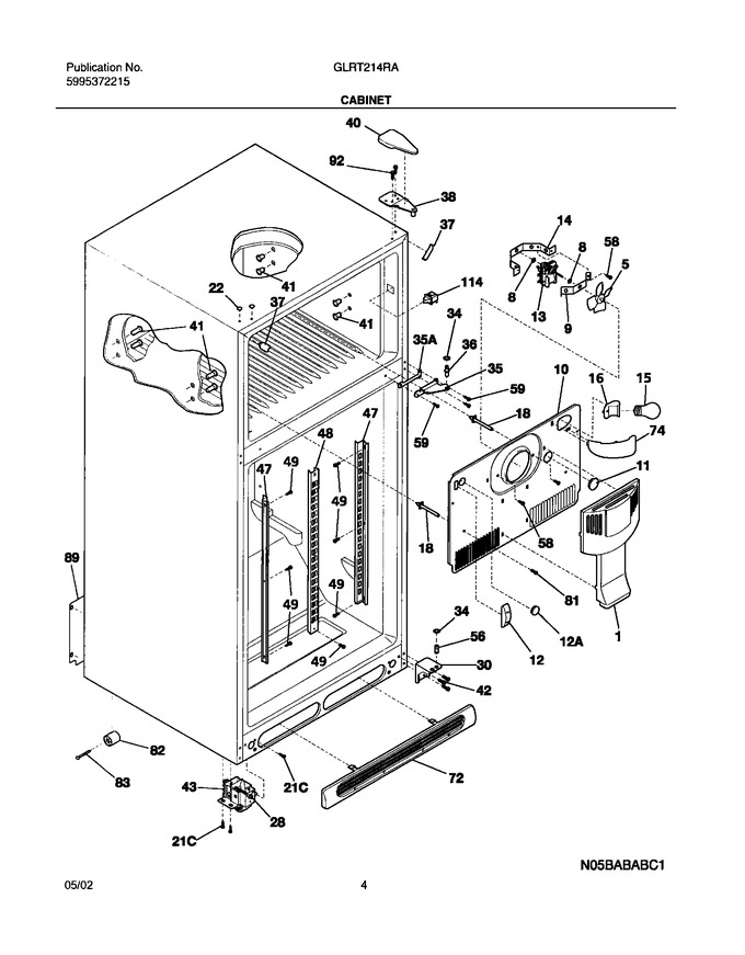 Diagram for GLRT214RAQ3