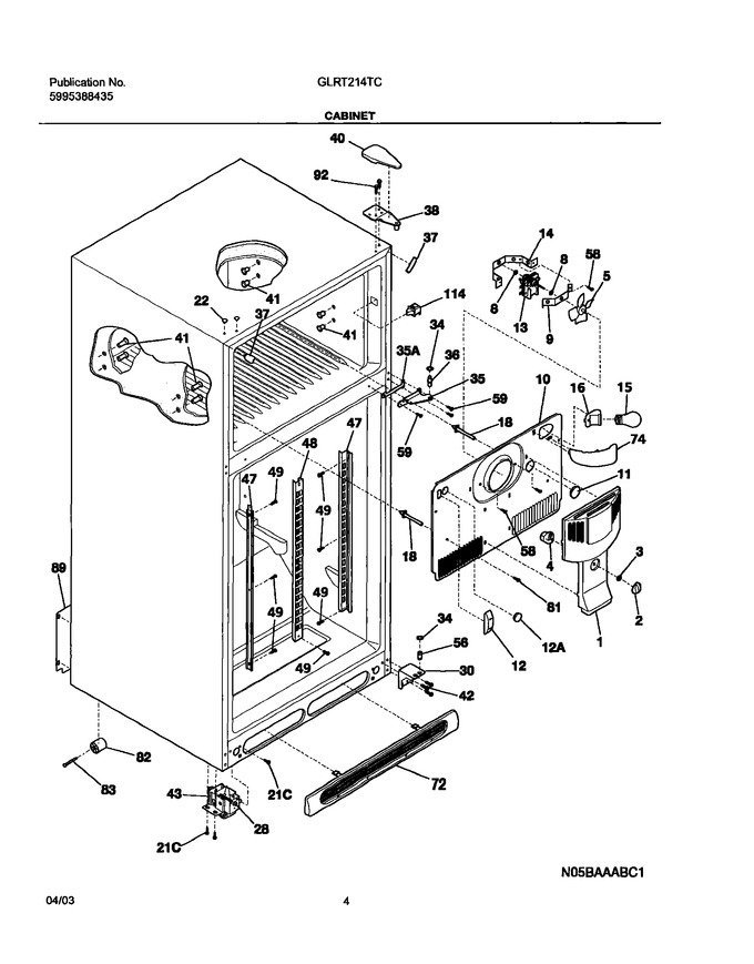 Diagram for GLRT214TCQ0