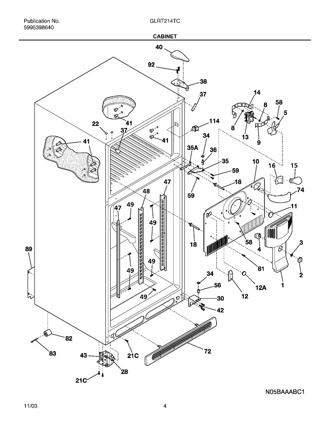 Diagram for GLRT214TCW1