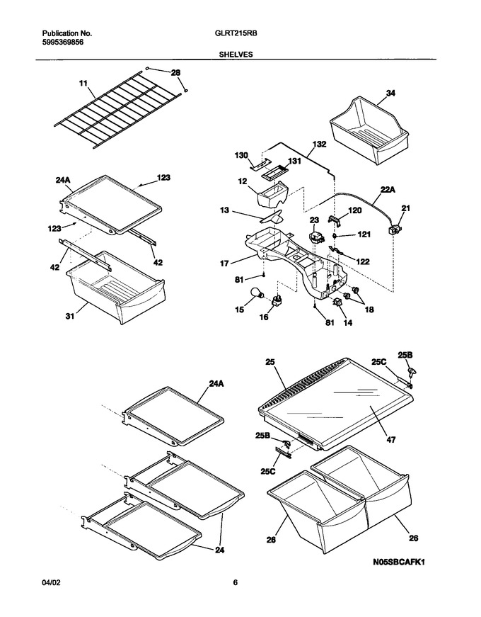 Diagram for GLRT215RBW0
