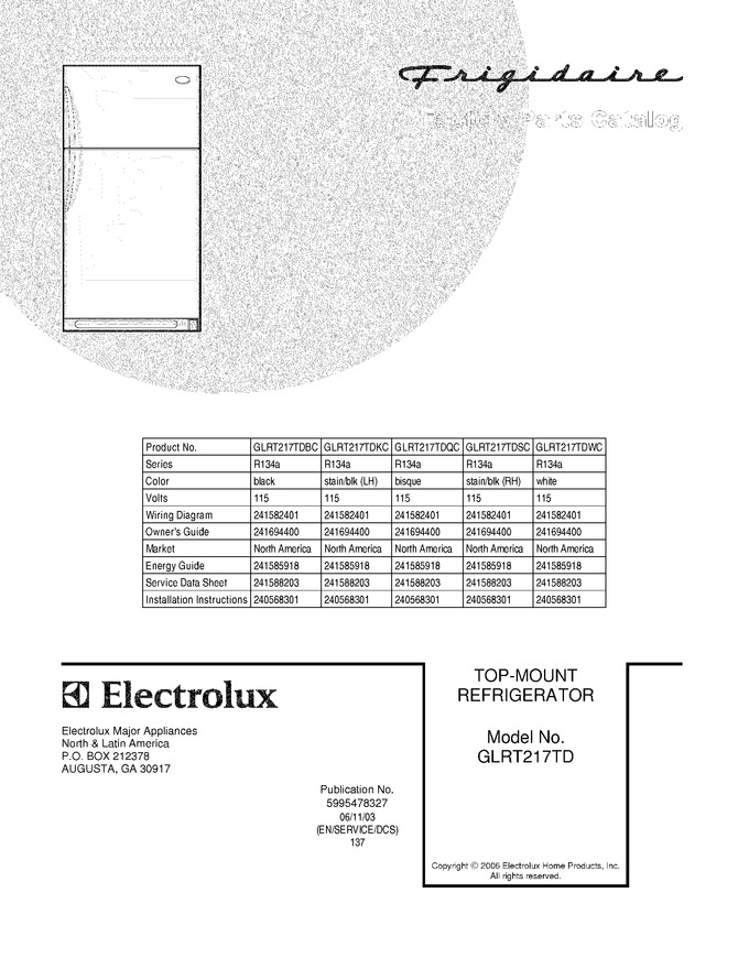 Diagram for GLRT217TDQC