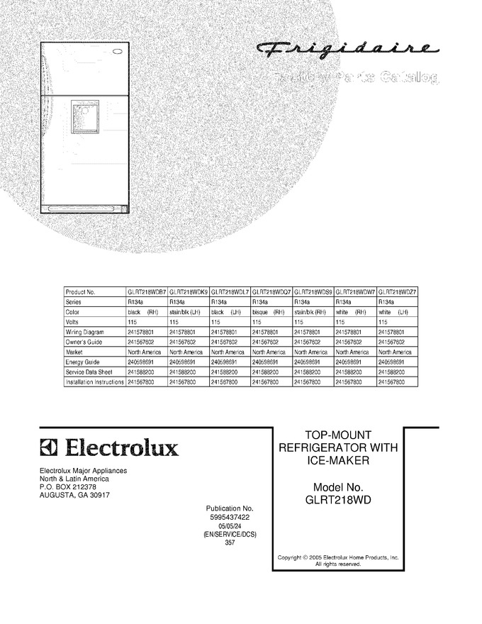 Diagram for GLRT218WDL7