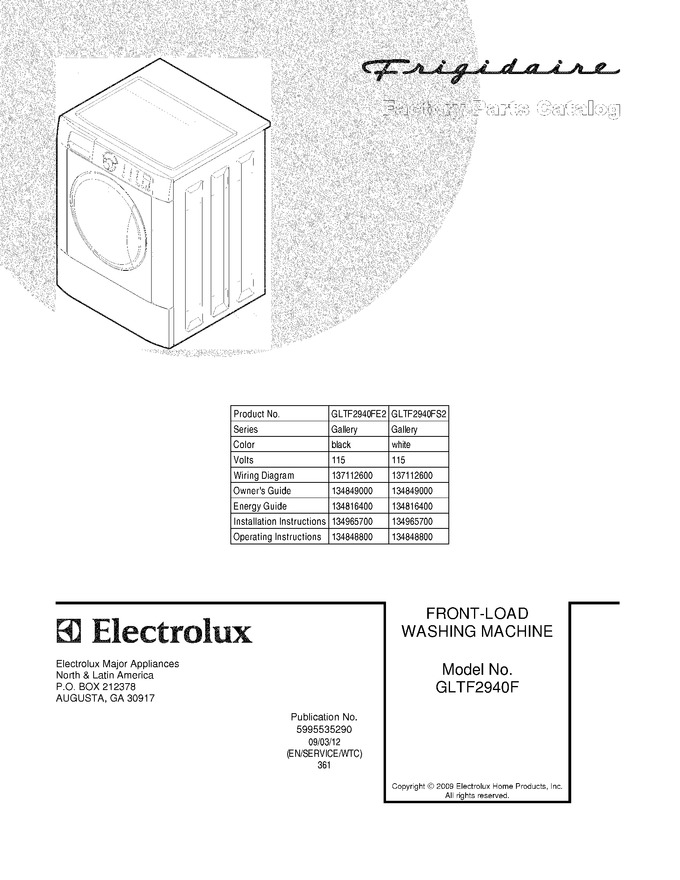 Diagram for GLTF2940FE2