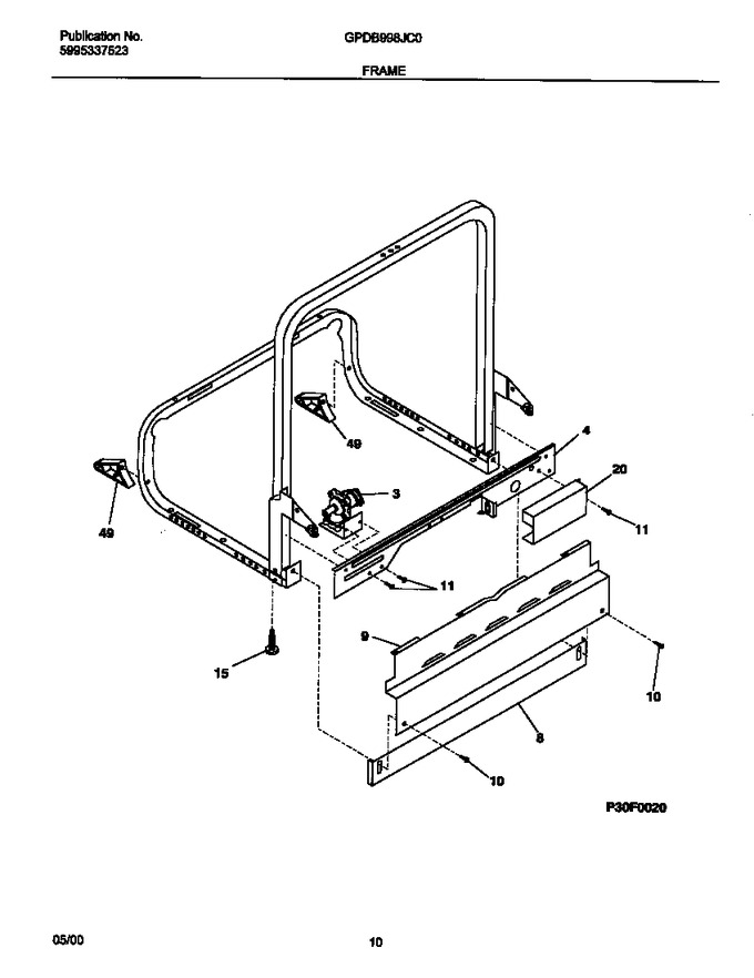 Diagram for GPDB998JC0