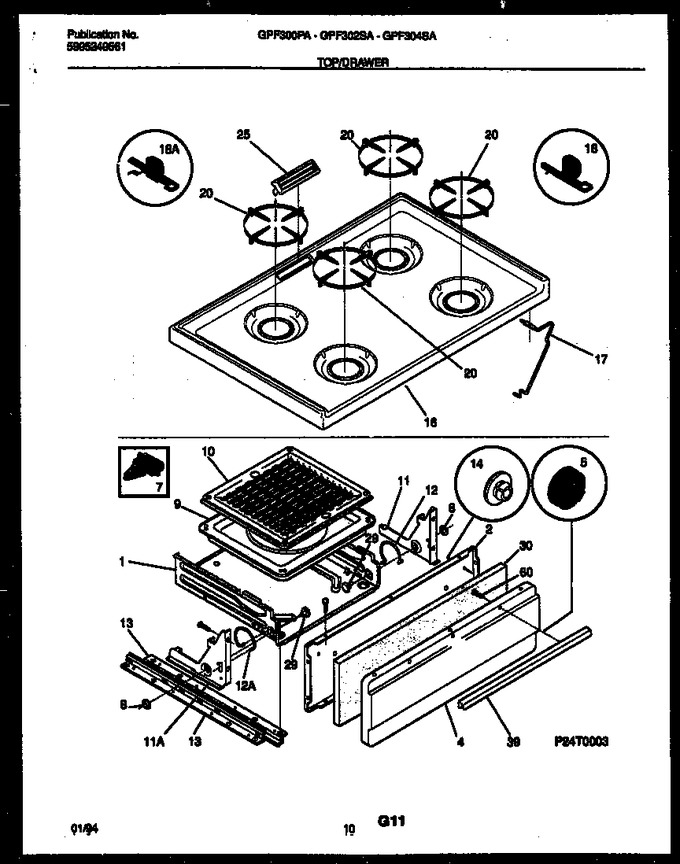 Diagram for GPF302SADB