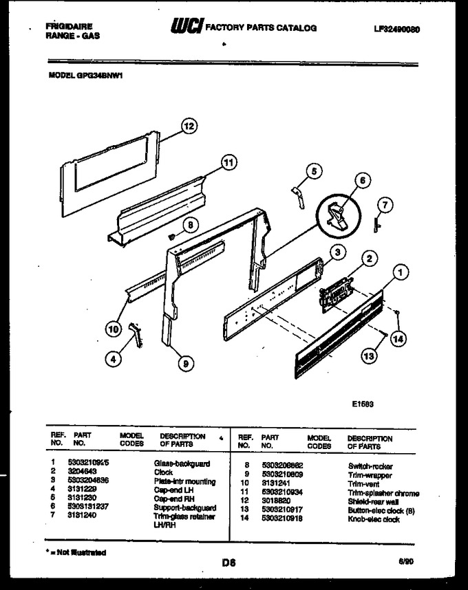 Diagram for GPG34BNW1
