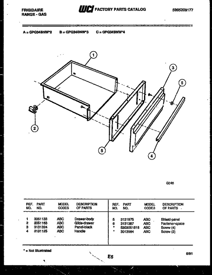 Diagram for GPG34BNW2